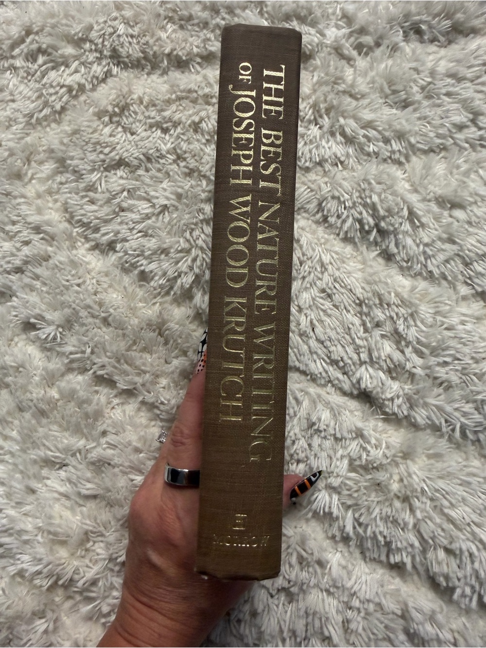 Vintage Hardcover Book: The Best Nature Writing of Joseph Wood Krutch (1969)